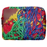 Thread Texture Pattern Make Up Pouch (Large)