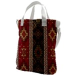 Uzbek Pattern In Temple Canvas Messenger Bag