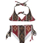 Uzbek Pattern In Temple Kids  Classic Bikini Set
