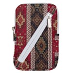Uzbek Pattern In Temple Belt Pouch Bag (Large)