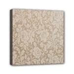 Vintage Wallpaper With Flowers Mini Canvas 6  x 6  (Stretched)