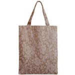 Vintage Wallpaper With Flowers Zipper Classic Tote Bag
