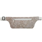 Vintage Wallpaper With Flowers Active Waist Bag