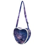 Watercolor Design Wallpaper Heart Shoulder Bag