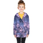 Watercolor Design Wallpaper Kids  Double Breasted Button Coat