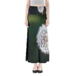 White Flower Full Length Maxi Skirt