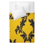 Yellow Regal Filagree Pattern Duvet Cover Double Side (Single Size)