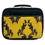 Yellow Regal Filagree Pattern Lunch Bag