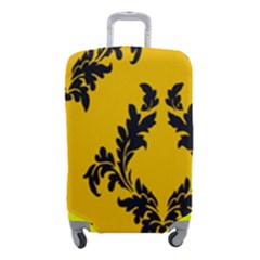 Yellow Regal Filagree Pattern Luggage Cover (Small) from UrbanLoad.com
