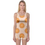 Orange Slices! One Piece Boyleg Swimsuit