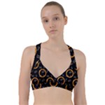 Abstract Pattern Background Sweetheart Sports Bra