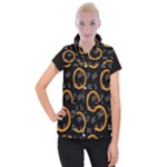 Abstract Pattern Background Women s Button Up Vest