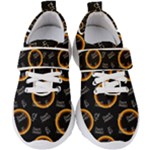 Abstract Pattern Background Kids  Velcro Strap Shoes