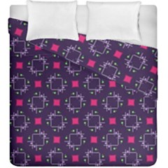 Geometric Pattern Retro Style Duvet Cover Double Side (King Size) from UrbanLoad.com