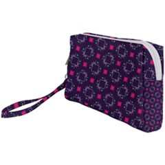 Geometric Pattern Retro Style Wristlet Pouch Bag (Small) from UrbanLoad.com