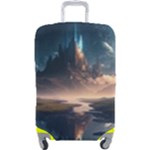 Space Planet Universe Galaxy Moon Luggage Cover (Large)