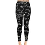 Background Graphic Abstract Pattern Leggings 