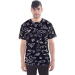 Background Graphic Abstract Pattern Men s Sport Mesh Tee