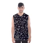 Background Graphic Abstract Pattern Men s Basketball Tank Top