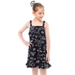 Background Graphic Abstract Pattern Kids  Overall Dress