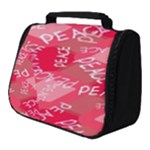 Background Peace Doodles Graphic Full Print Travel Pouch (Small)