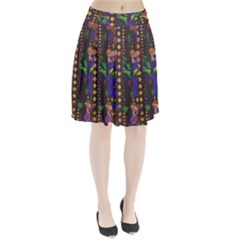 Background Graphic Pleated Skirt from UrbanLoad.com