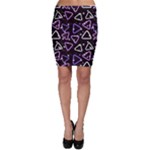 Abstract Background Graphic Pattern Bodycon Skirt
