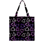 Abstract Background Graphic Pattern Zipper Grocery Tote Bag
