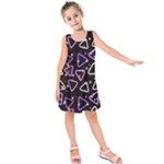Abstract Background Graphic Pattern Kids  Sleeveless Dress