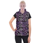 Abstract Background Graphic Pattern Women s Button Up Vest
