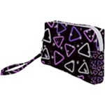 Abstract Background Graphic Pattern Wristlet Pouch Bag (Small)