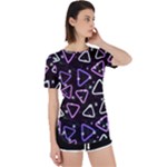 Abstract Background Graphic Pattern Perpetual Short Sleeve T-Shirt