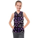 Abstract Background Graphic Pattern Kids  Sleeveless Hoodie