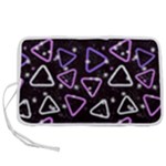 Abstract Background Graphic Pattern Pen Storage Case (L)
