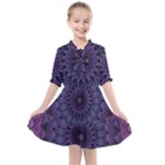 Shape Geometric Symmetrical Kids  All Frills Chiffon Dress