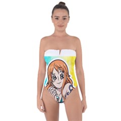 Tie Back One Piece Swimsuit 