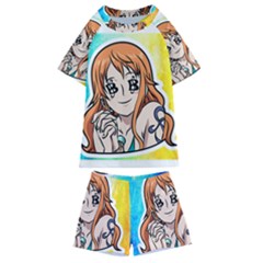 Kids  Swim T-Shirt and Shorts Set 