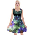 Fractalflowers Reversible Velvet Sleeveless Dress