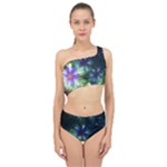 Fractalflowers Spliced Up Two Piece Swimsuit