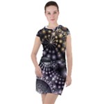 Digitalart Balls Drawstring Hooded Dress