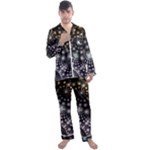 Digitalart Balls Men s Long Sleeve Satin Pajamas Set