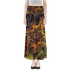 Digitalartflower Full Length Maxi Skirt