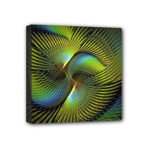 Digitalart  Waves Mini Canvas 4  x 4  (Stretched) from UrbanLoad.com