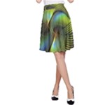 Digitalart  Waves A-Line Skirt
