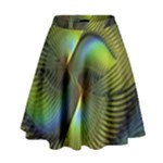 Digitalart  Waves High Waist Skirt