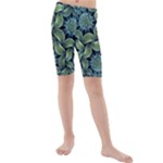 Digitalartflower Kids  Mid Length Swim Shorts