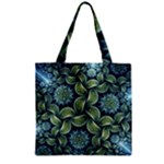 Digitalartflower Zipper Grocery Tote Bag