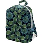 Digitalartflower Zip Up Backpack