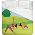 Mother And Daughter Y Duvet Cover (King Size)