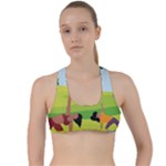 Mother And Daughter Y Criss Cross Racerback Sports Bra